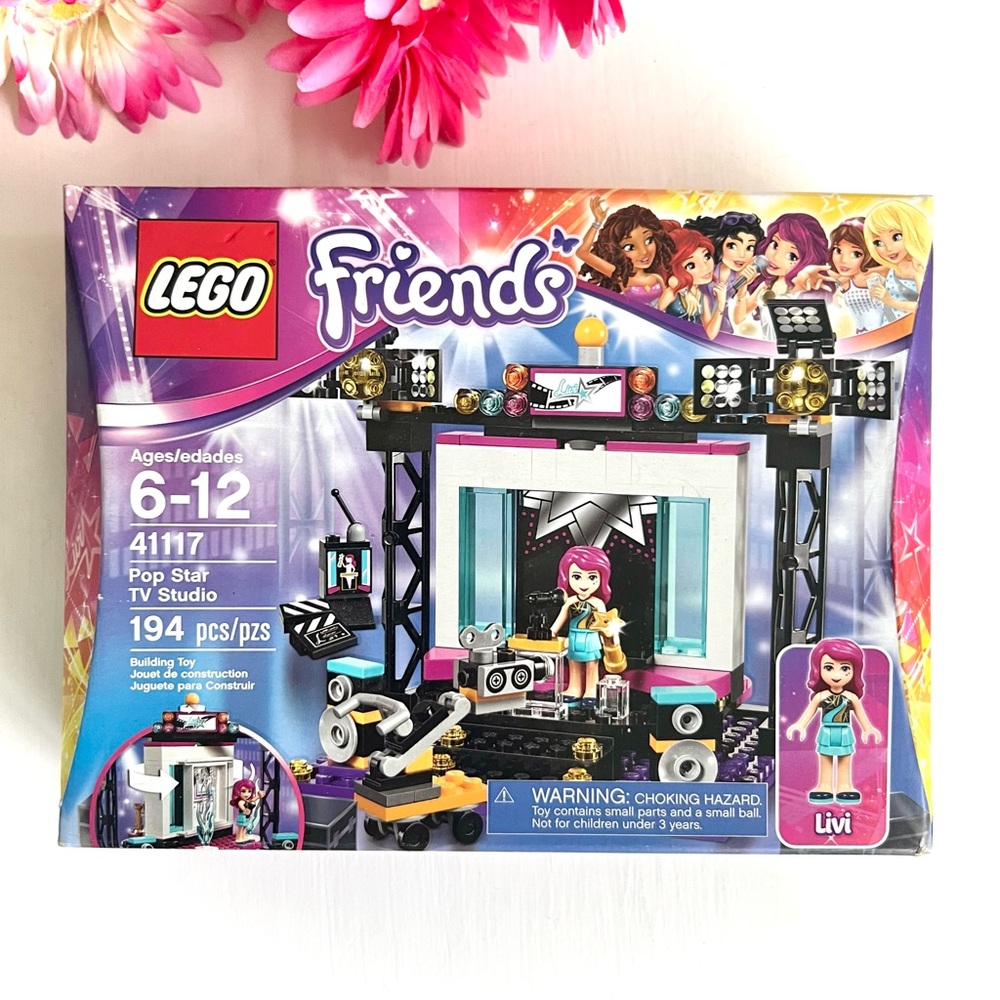 NEW Lego Friends Pop Star TV Studio with Livi Set 41117 Sealed in Box 194 Pieces